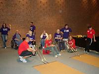 Athletes bowl in the Geri Olympics in West Virginia earlier this year. Athletes bowl in the Geri Olympics in West Virginia earlier this year.